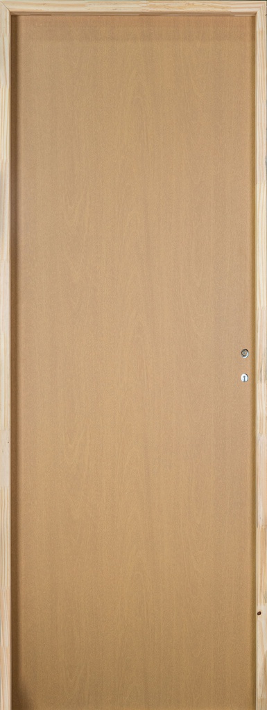 Puerta Nativa ENCHAPADA - 70cm - Marco Madera 10cm