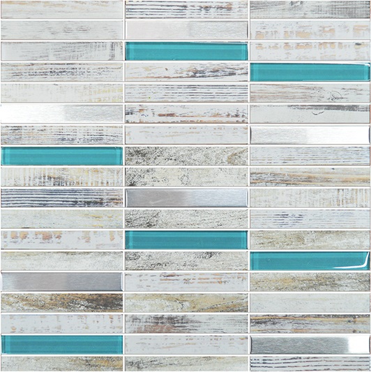 MOSAICO WHITE WOOD - 30x30 - PIU