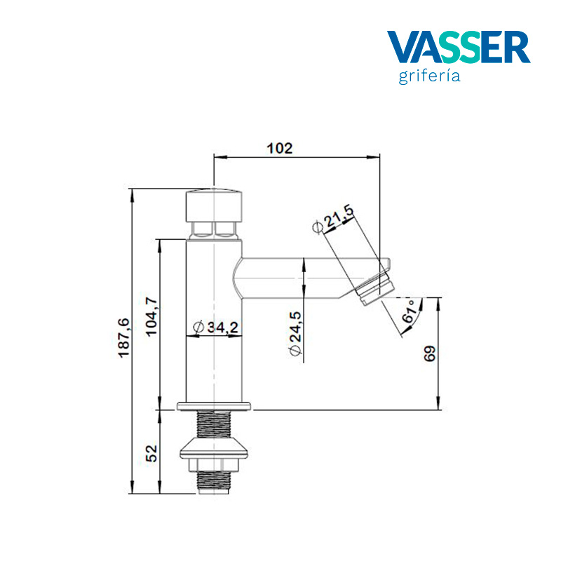 PROMATIC Temporizado LAVATORIO - VASSER