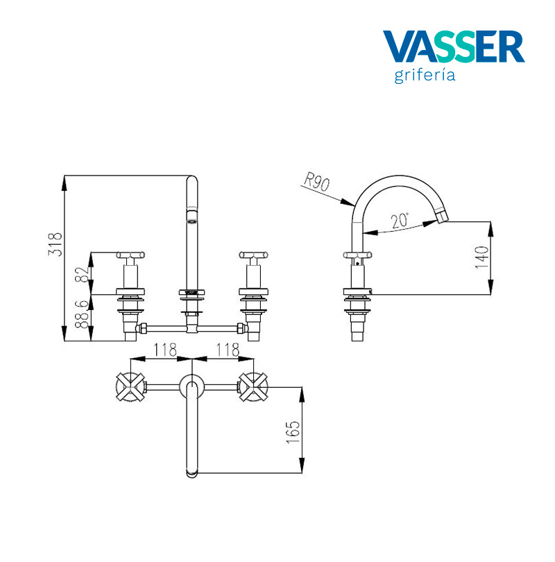 CYRANO C.C. Cruz LAVATORIO - VASSER