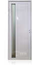 HFA PUERTA ALUMINIO TUBULAR 36mm - VIDRIO LATERAL - 80cm - Izquierda
